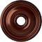 Ekena Millwork Bradford Ceiling Medallion (Canopies up to 4 3/8"), 18 1/8"OD x 3 3/4"ID x 1 1/8"P, Antique Copper CM18BRACS - alternate 1